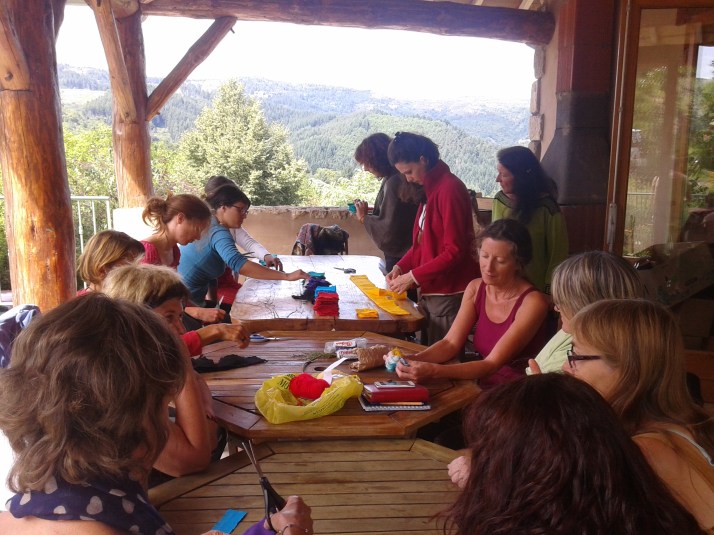 Os franceses são muito interessados em aprenderem as cerimônias de conexão à terra